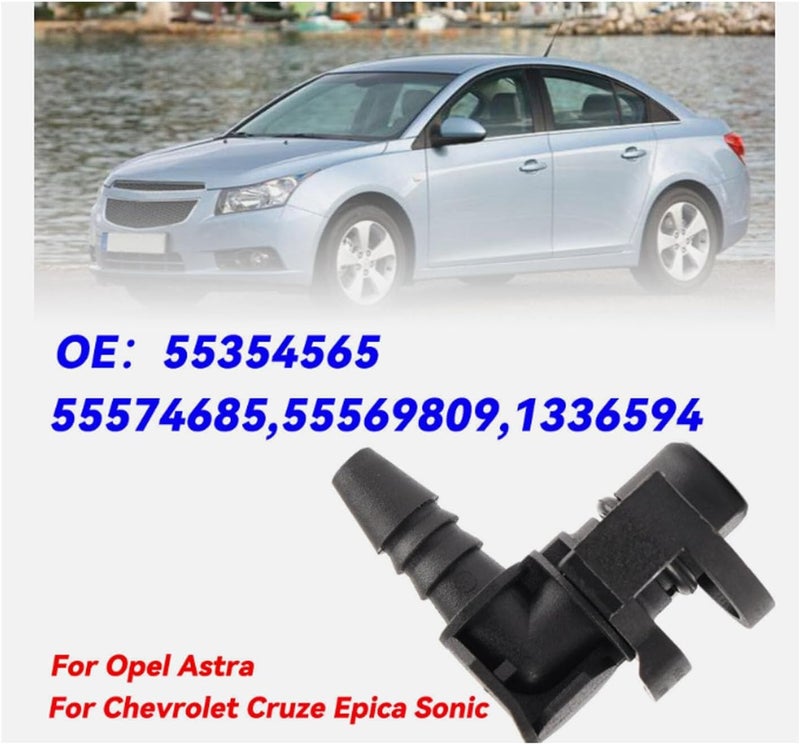 SUNNER THINKEN 4Pcs Throttle Valve Thermostat Body Heater Water Pipe Hose Connector 55354565 for Chevrolet Cruze Epica Sonic Opel Astra Outlet 1.4L Trax Encore Fit Buicks joint Junwei 55574685 55569809 - Image 4